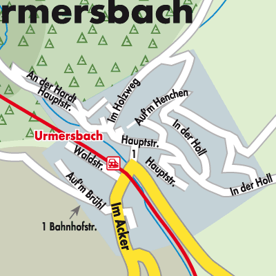 Stadtplan Urmersbach