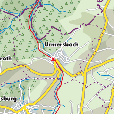 Übersichtsplan Urmersbach