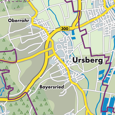 Übersichtsplan Ursberg