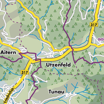 Übersichtsplan Utzenfeld