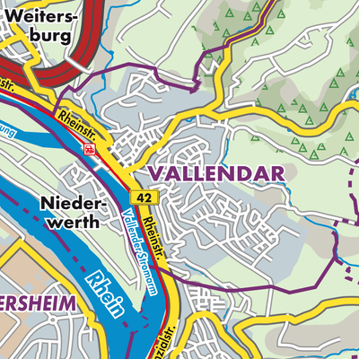 Übersichtsplan Vallendar
