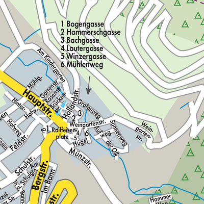 Stadtplan Veldenz