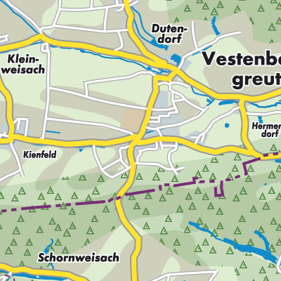 Übersichtsplan Vestenbergsgreuth