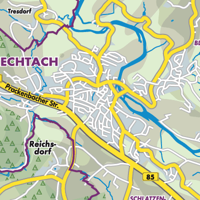 Übersichtsplan Viechtach