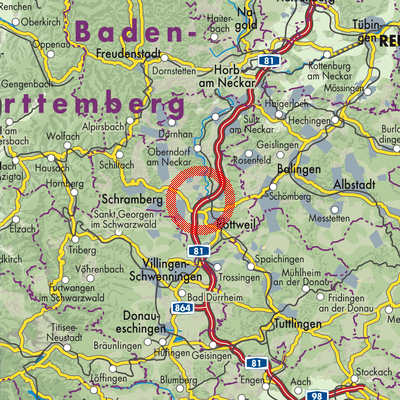 Landkarte Villingendorf