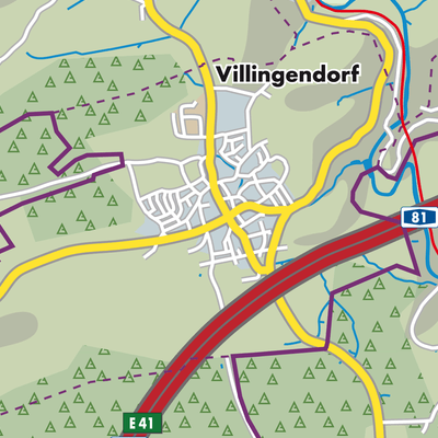 Übersichtsplan Villingendorf
