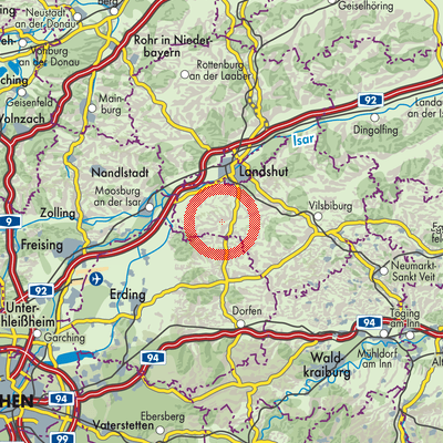 Landkarte Vilsheim