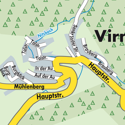 Stadtplan Virneburg