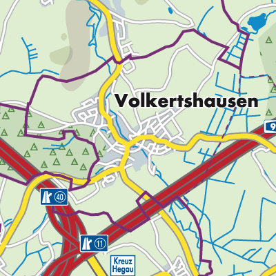 Übersichtsplan Volkertshausen