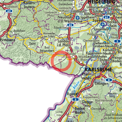 Landkarte Vollmersweiler
