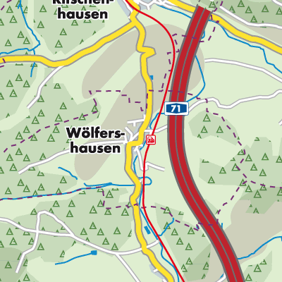 Übersichtsplan Wölfershausen