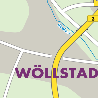 Stadtplan Wöllstadt