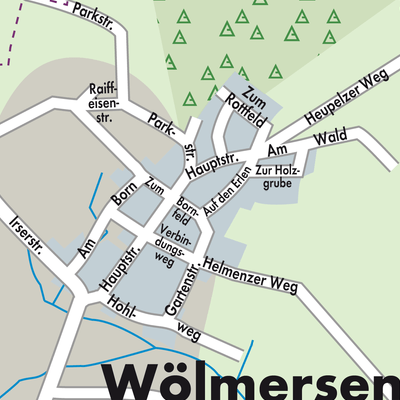 Stadtplan Wölmersen