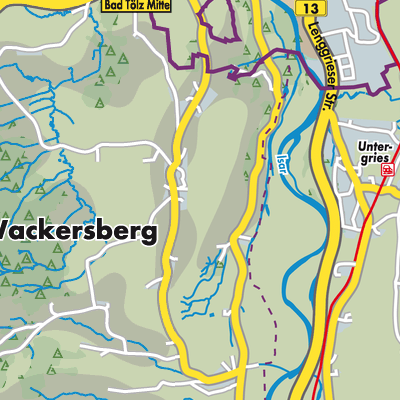 Übersichtsplan Wackersberg