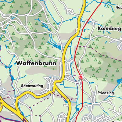 Übersichtsplan Waffenbrunn