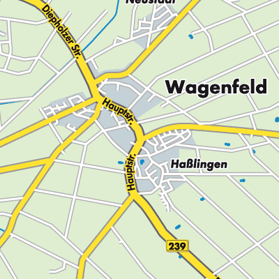 Übersichtsplan Wagenfeld