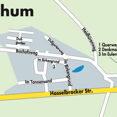 Stadtplan Walchum