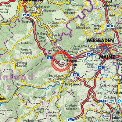 Landkarte Waldalgesheim