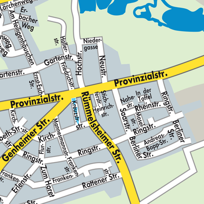 Stadtplan Waldalgesheim