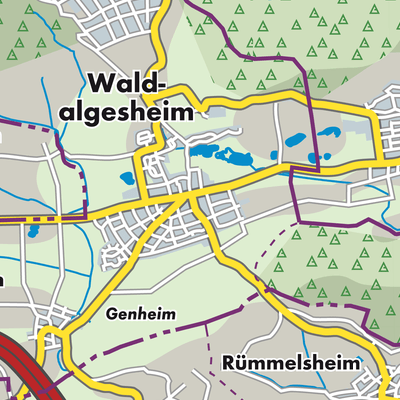 Übersichtsplan Waldalgesheim