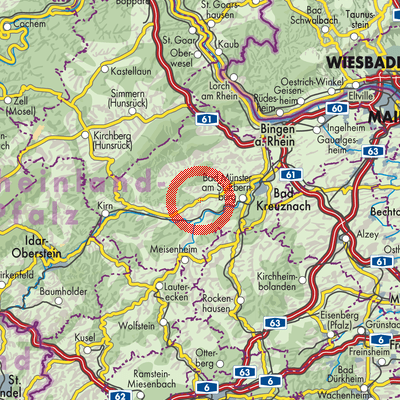 Landkarte Waldböckelheim