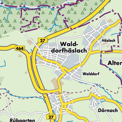 Übersichtsplan Walddorfhäslach