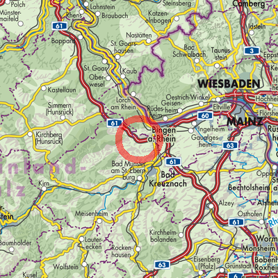 Landkarte Waldlaubersheim