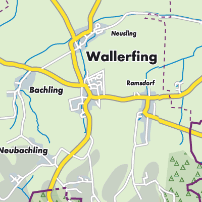 Übersichtsplan Wallerfing
