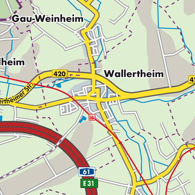 Übersichtsplan Wallertheim
