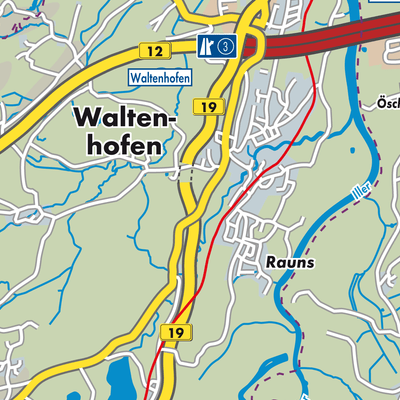 Übersichtsplan Waltenhofen