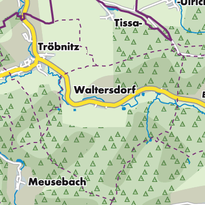 Übersichtsplan Waltersdorf