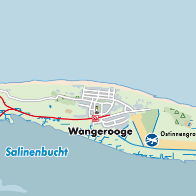 Übersichtsplan Wangerooge