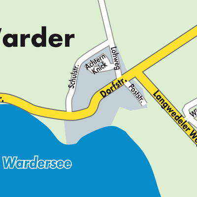 Stadtplan Warder