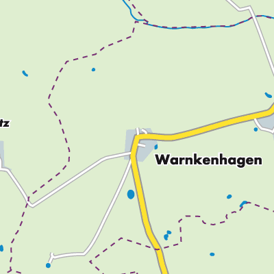 Übersichtsplan Warnkenhagen