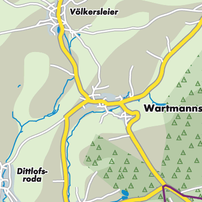 Übersichtsplan Wartmannsroth