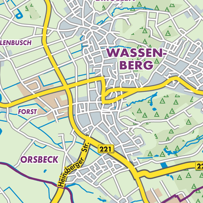 Übersichtsplan Wassenberg