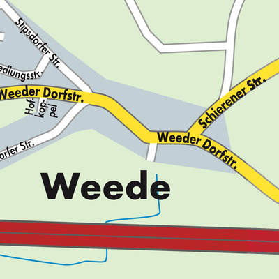Stadtplan Weede
