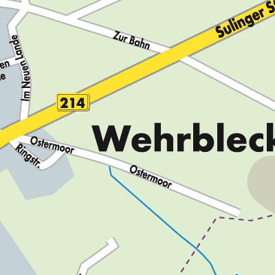 Stadtplan Wehrbleck