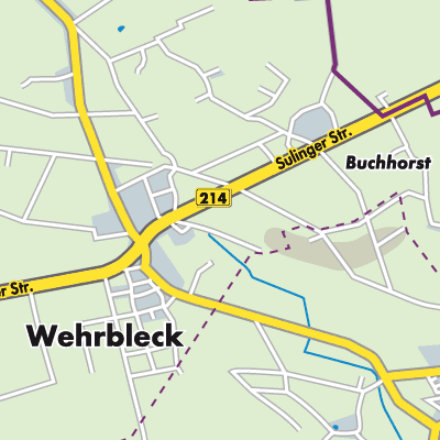 Übersichtsplan Wehrbleck