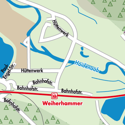 Stadtplan Weiherhammer