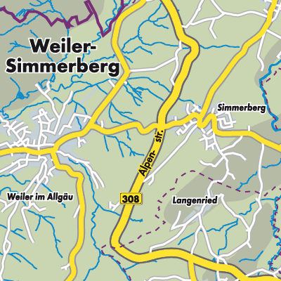 Übersichtsplan Weiler-Simmerberg
