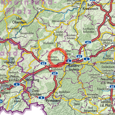 Landkarte Weilerbach