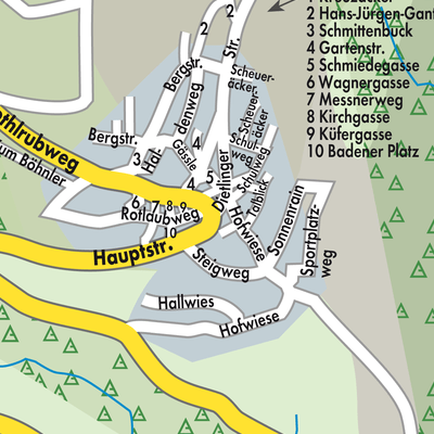 Stadtplan Weilheim