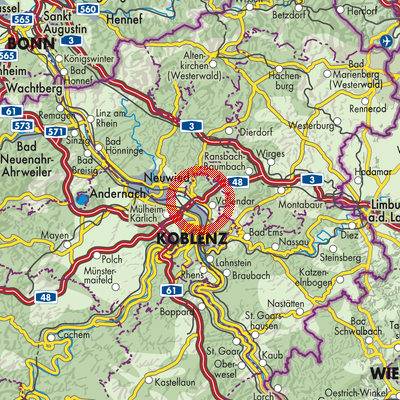 Landkarte Weitersburg
