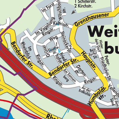Stadtplan Weitersburg