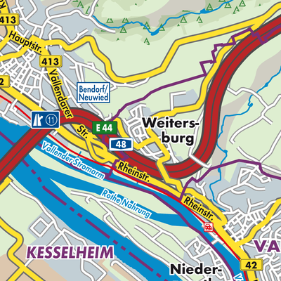 Übersichtsplan Weitersburg