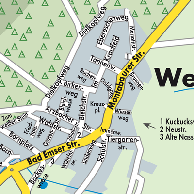 Stadtplan Welschneudorf
