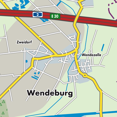 Übersichtsplan Wendeburg