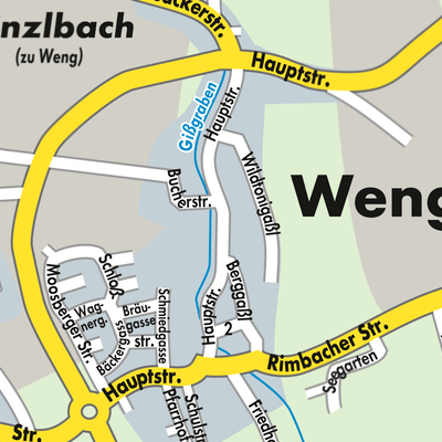 Stadtplan Weng