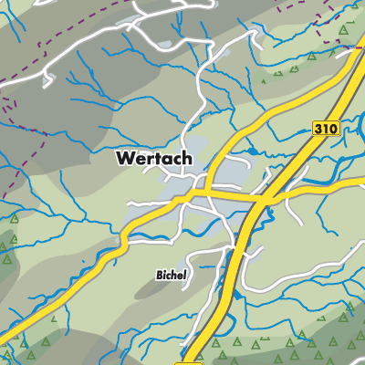Übersichtsplan Wertach